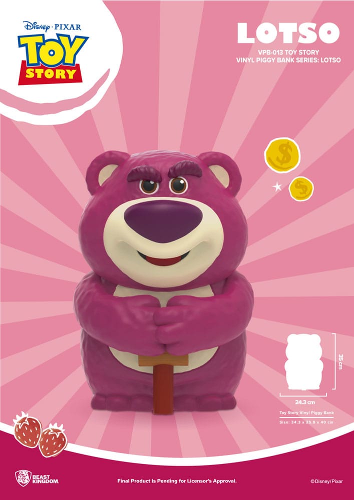 Beast Kingdom Toy Story Piggy Vinyl Bank Lotso 35 cm Beast Kingdom Toy Story Piggy Vinyl Bank Lotso 35 cm