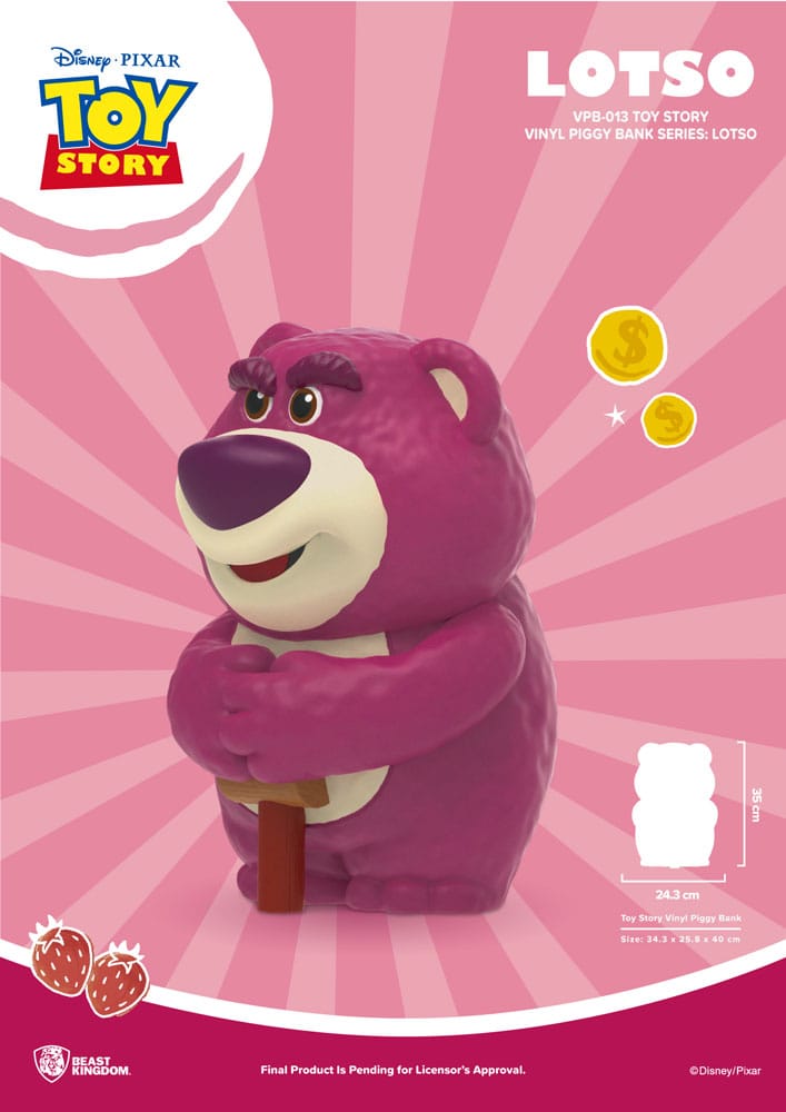 Beast Kingdom Toy Story Piggy Vinyl Bank Lotso 35 cm Beast Kingdom Toy Story Piggy Vinyl Bank Lotso 35 cm