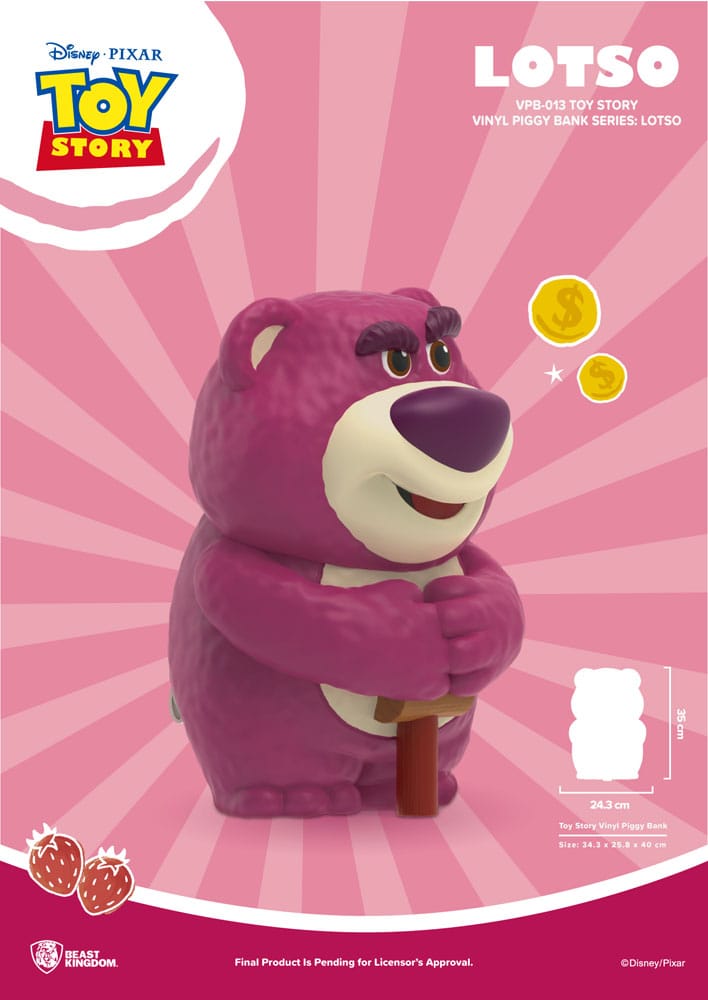 Beast Kingdom Toy Story Piggy Vinyl Bank Lotso 35 cm Beast Kingdom Toy Story Piggy Vinyl Bank Lotso 35 cm