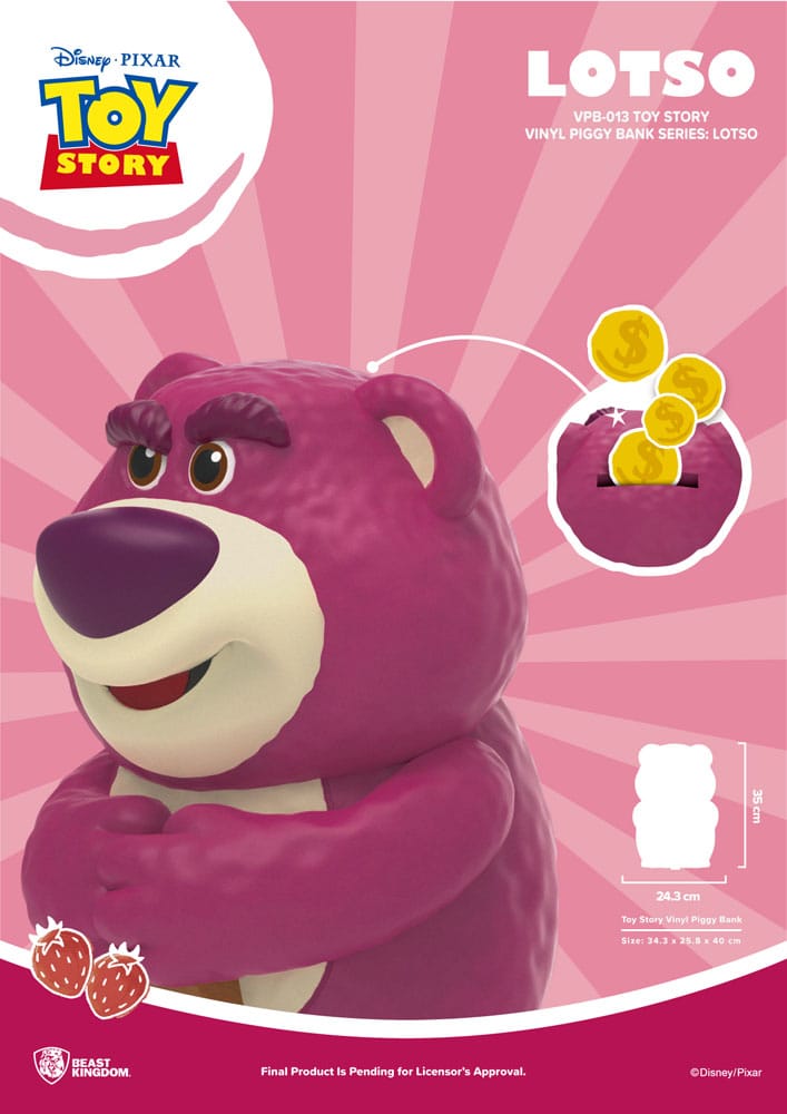 Beast Kingdom Toy Story Piggy Vinyl Bank Lotso 35 cm Beast Kingdom Toy Story Piggy Vinyl Bank Lotso 35 cm