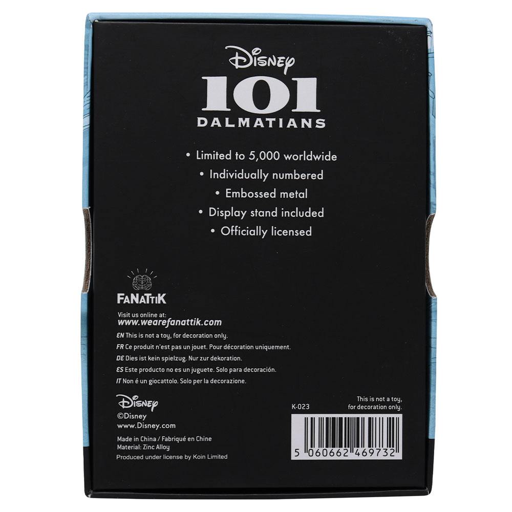 FaNaTik One Hundred and One Dalmatians Ingot Limited Edition FaNaTik One Hundred and One Dalmatians Ingot Limited Edition