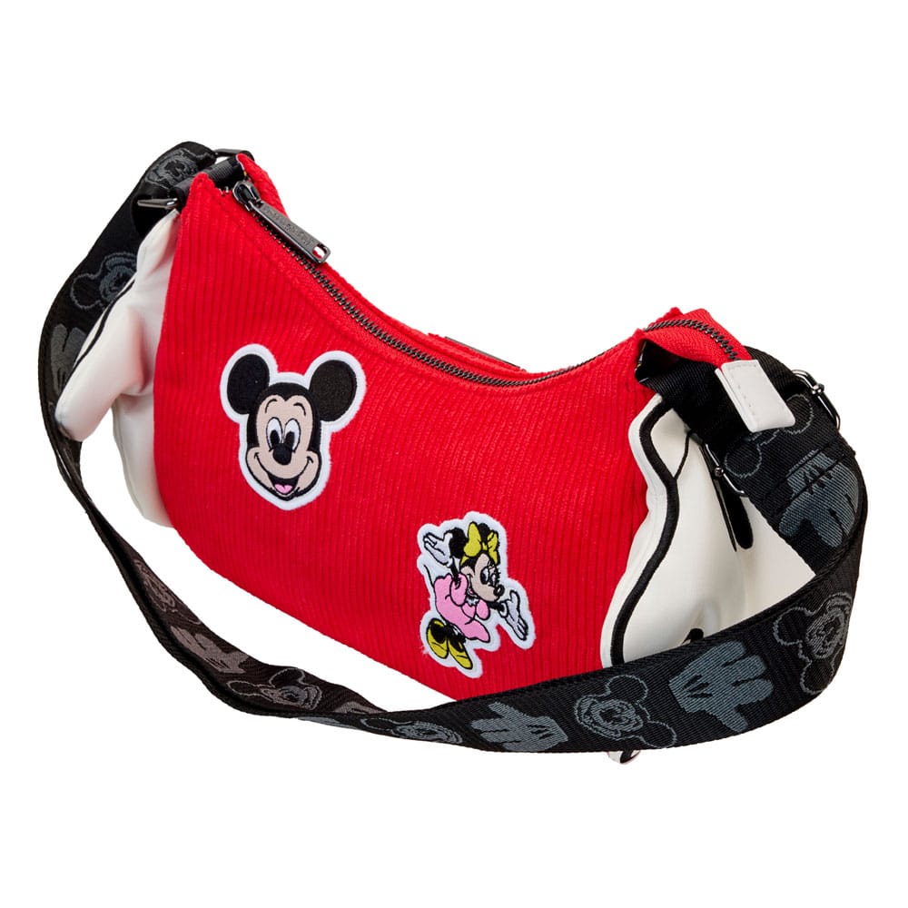 Disney by Loungefly Crossbody Mickey & Minnie 100th Anniversary Mickey Hands Disney by Loungefly Crossbody Mickey & Minnie 100th Anniversary Mickey Hands