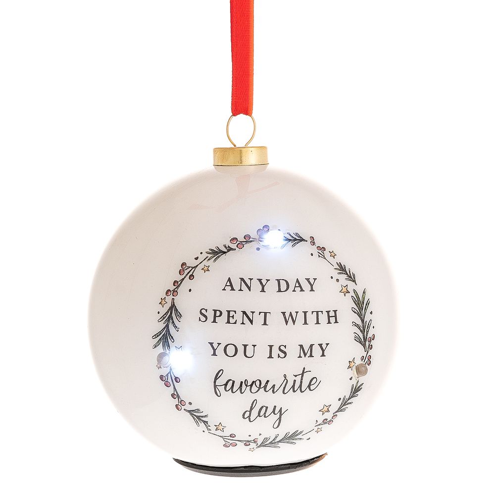 Disney LED Flashing Winnie Bauble